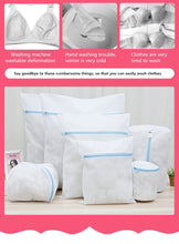 Load image into Gallery viewer, Zippered Mesh Bag Protect Best Clothes in The Washer
