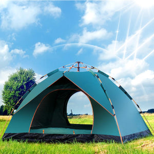 Waterproof camping tent for 3-4 people Fully automatic hiking portable tent