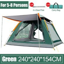 Load image into Gallery viewer, Waterproof camping tent for 3-4 people Fully automatic hiking portable tent
